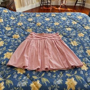 VIOLA RED & WHITE STRIPED A-LINE SKIRT SIZE 6